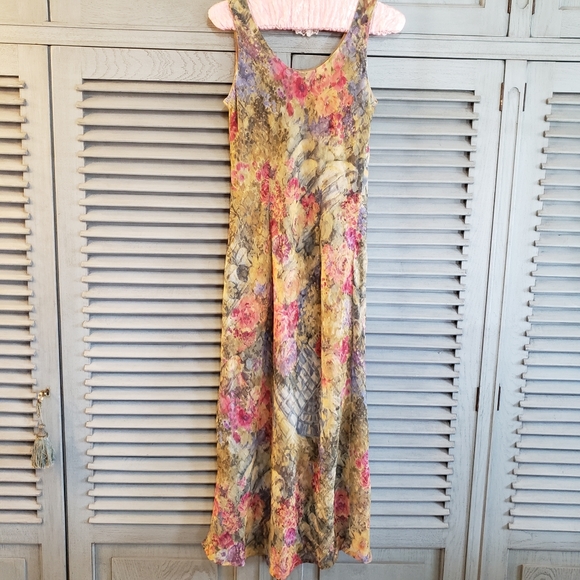 💚K Studio Women's Multi Colored Floral Dress & Jacket Size 8💚 - Picture 5 of 7